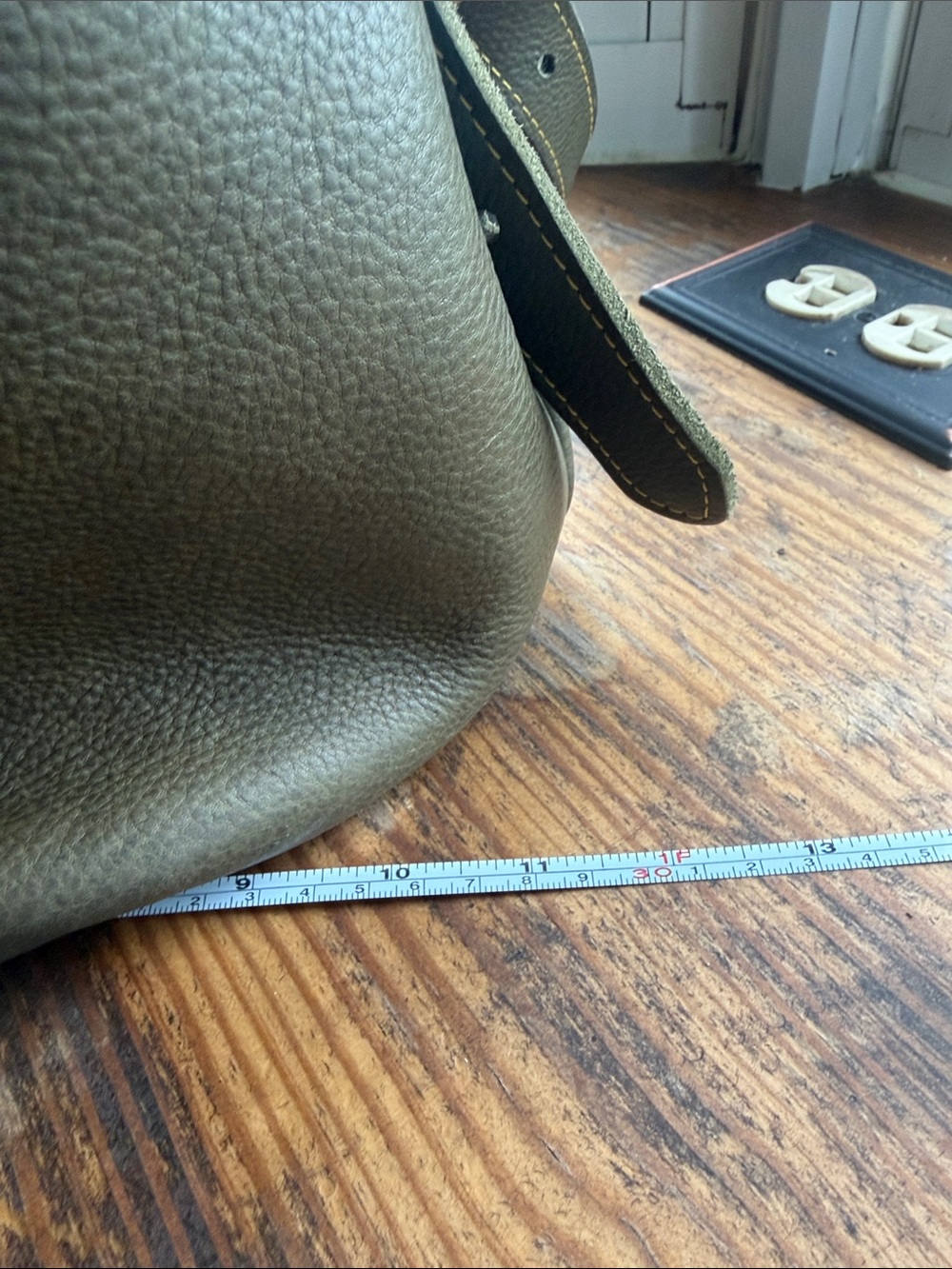 KMM and Co Blue Green Leather Bucket Bag - Women - Picture 7 of 11